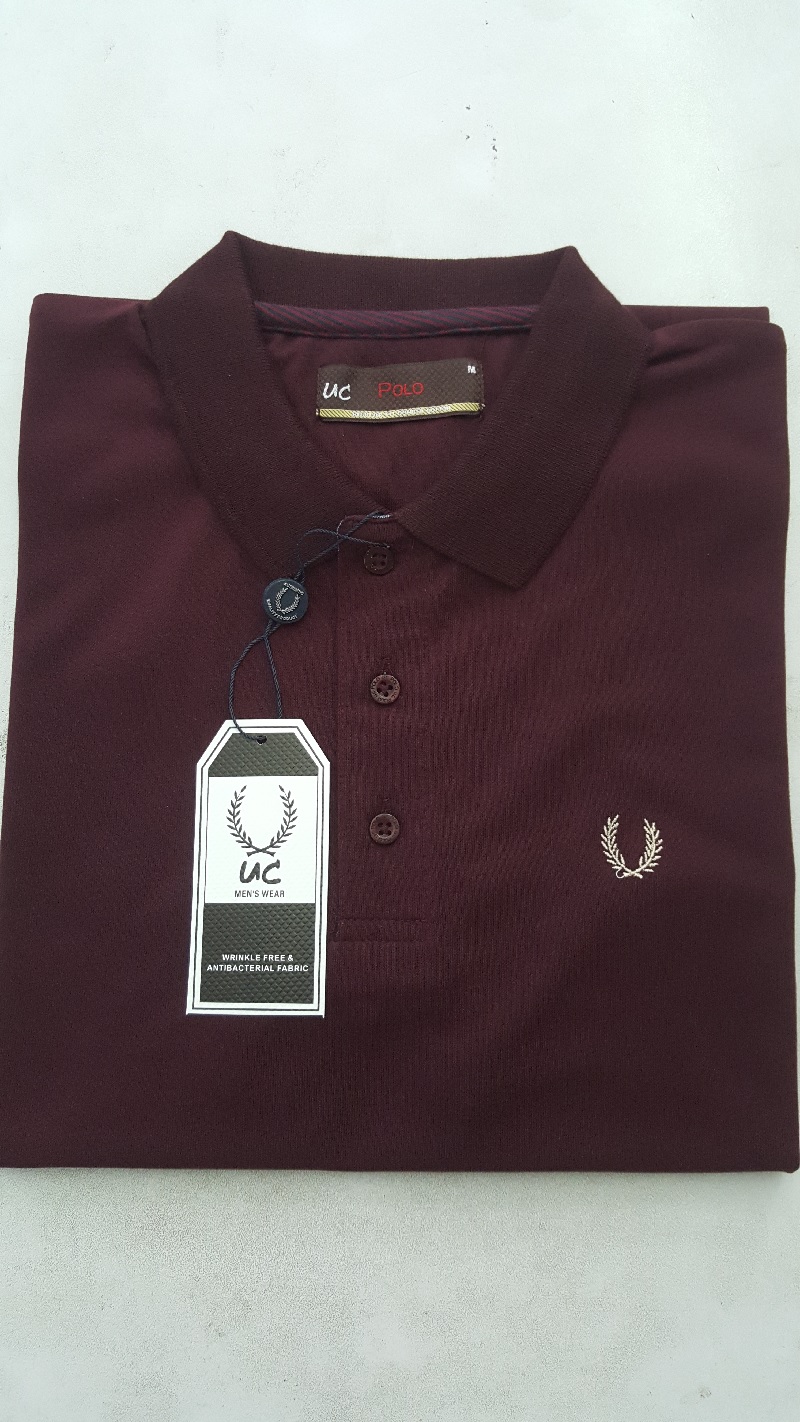 Dark Maroon – Plain Polo – UC Garments