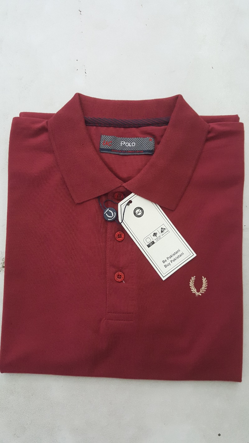 Dark Red – Plain Polo – UC Garments