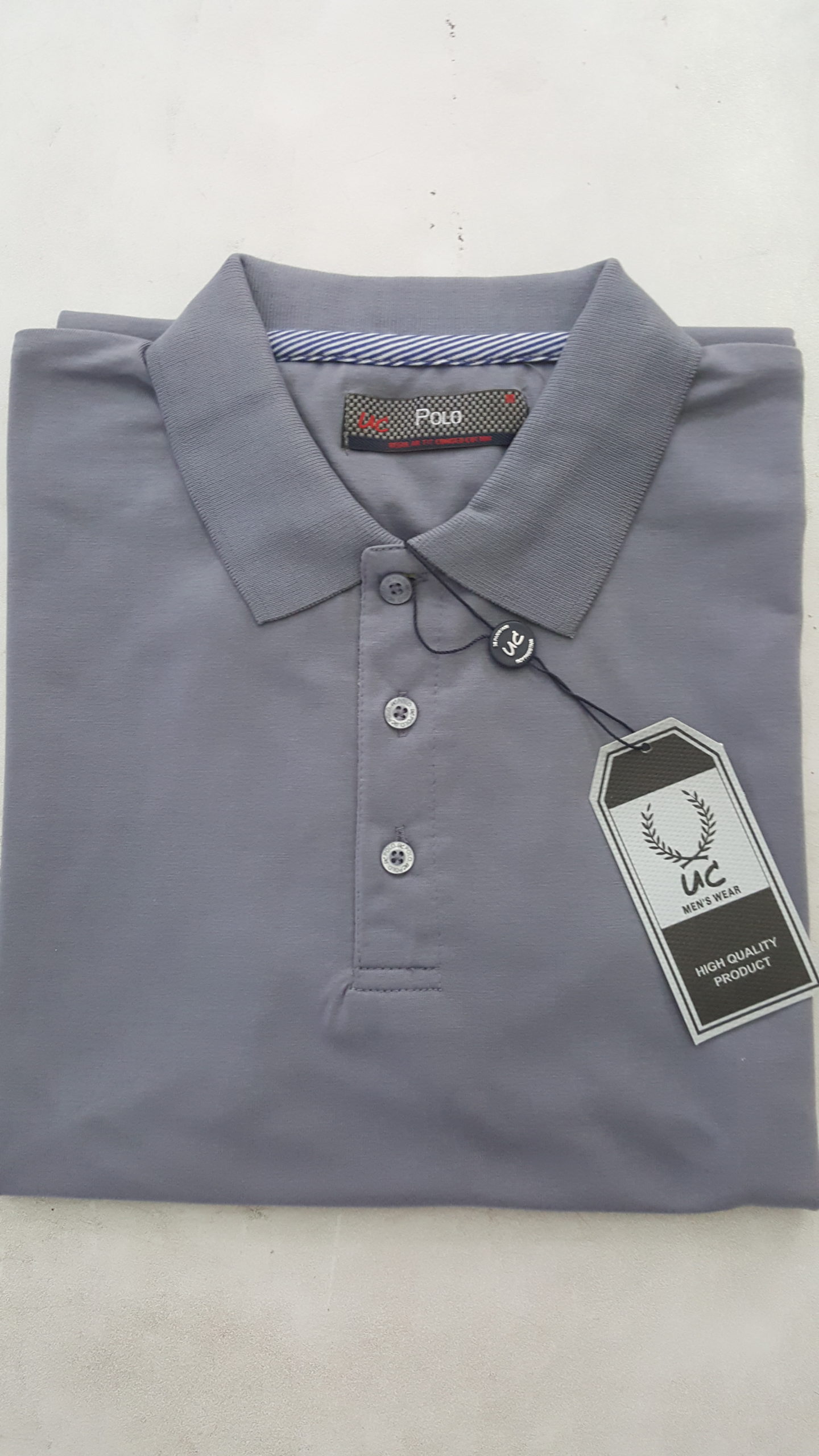 Grey – Plain Polo – UC Garments