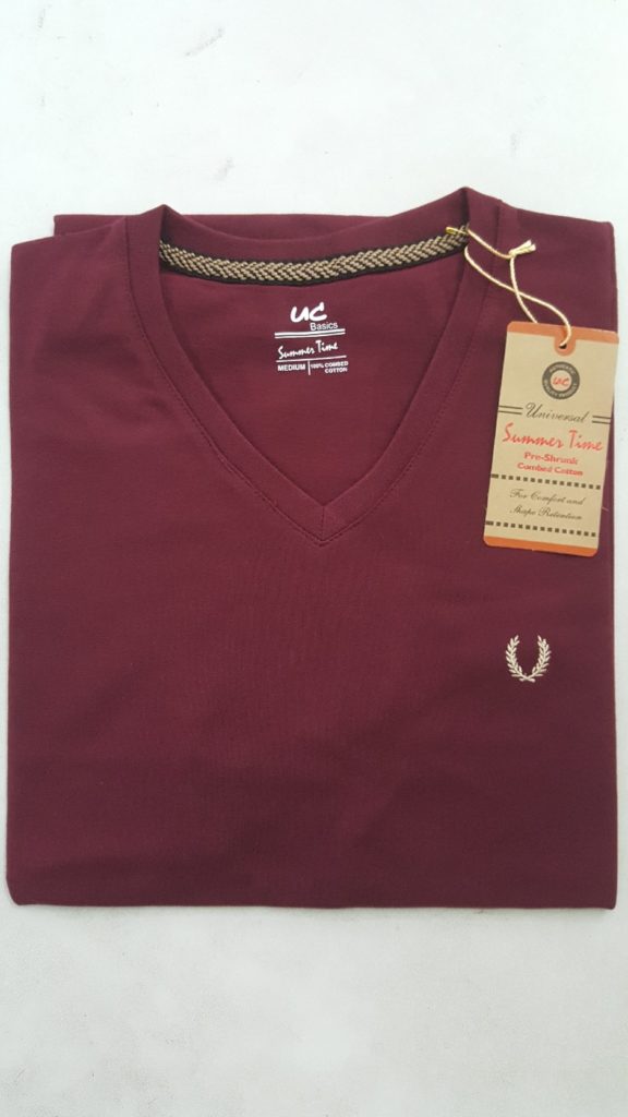 Maroon – V Neck – UC Garments