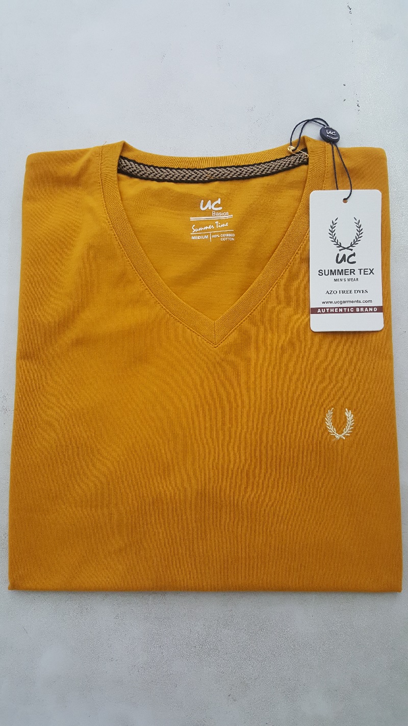 Yellow – V Neck – UC Garments